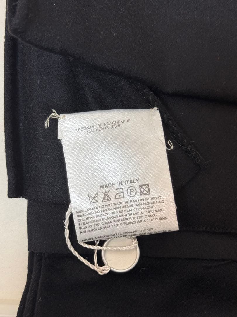 初期　Martin Margiela 04aw カシミア　ストール　ブラック