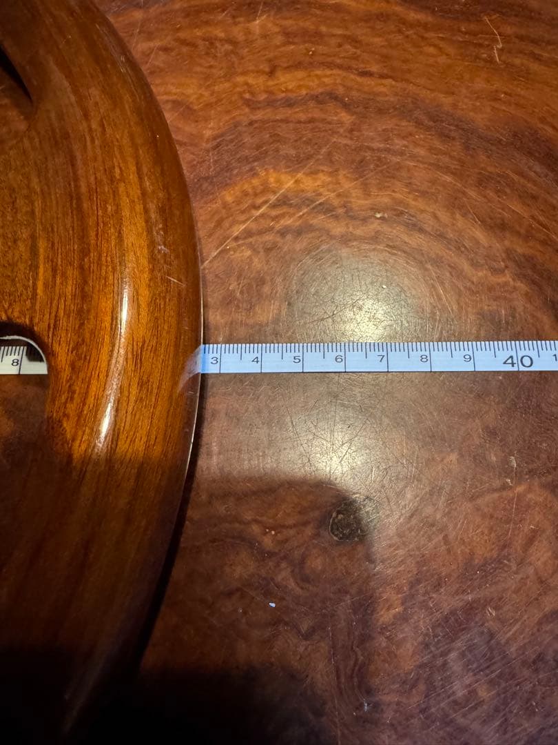 旧車にcomusa italy ウッドステアリング　直径33cm一応ジャンクにて