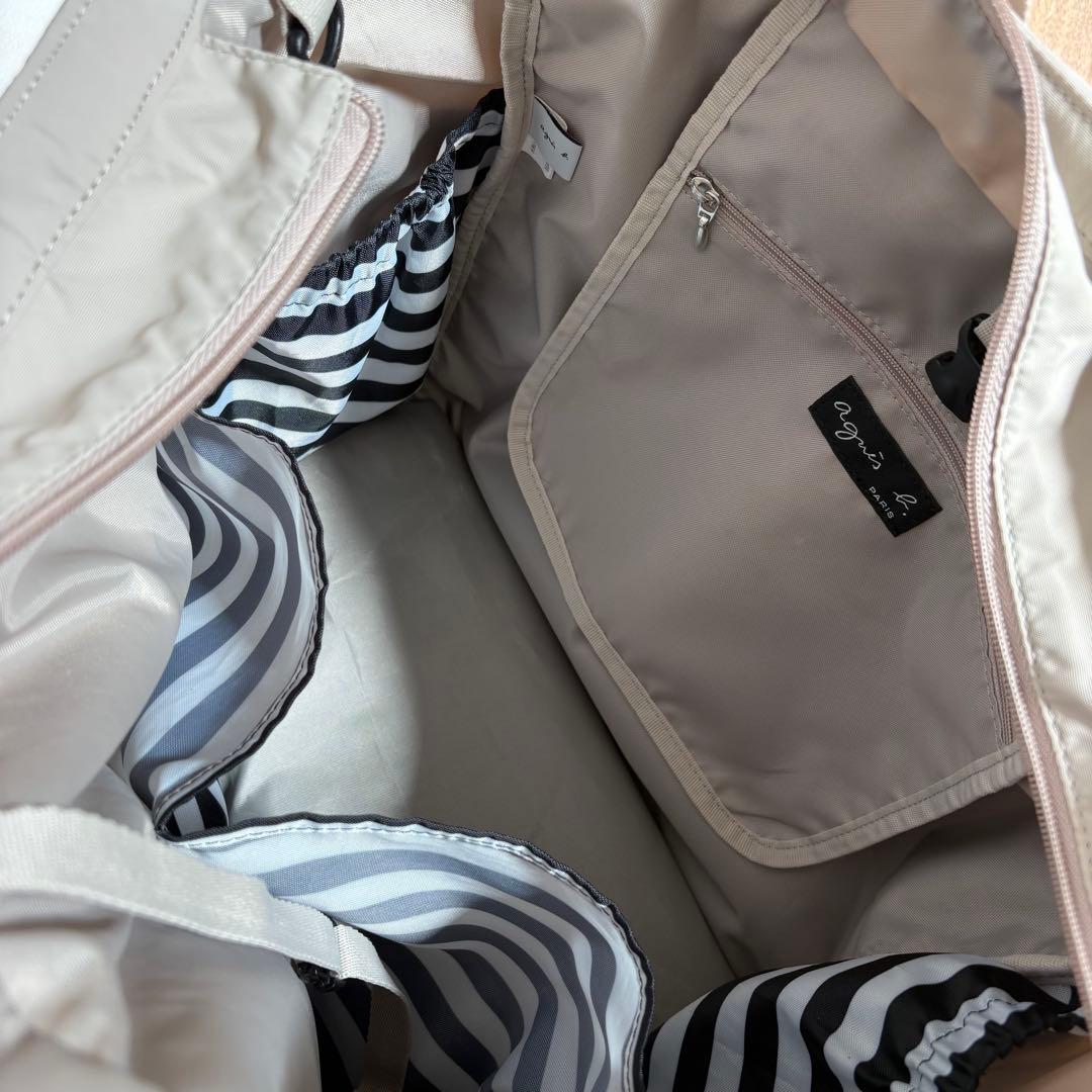 ロゴ ペアレンツバッグ マザーズバッグ / agnès b.