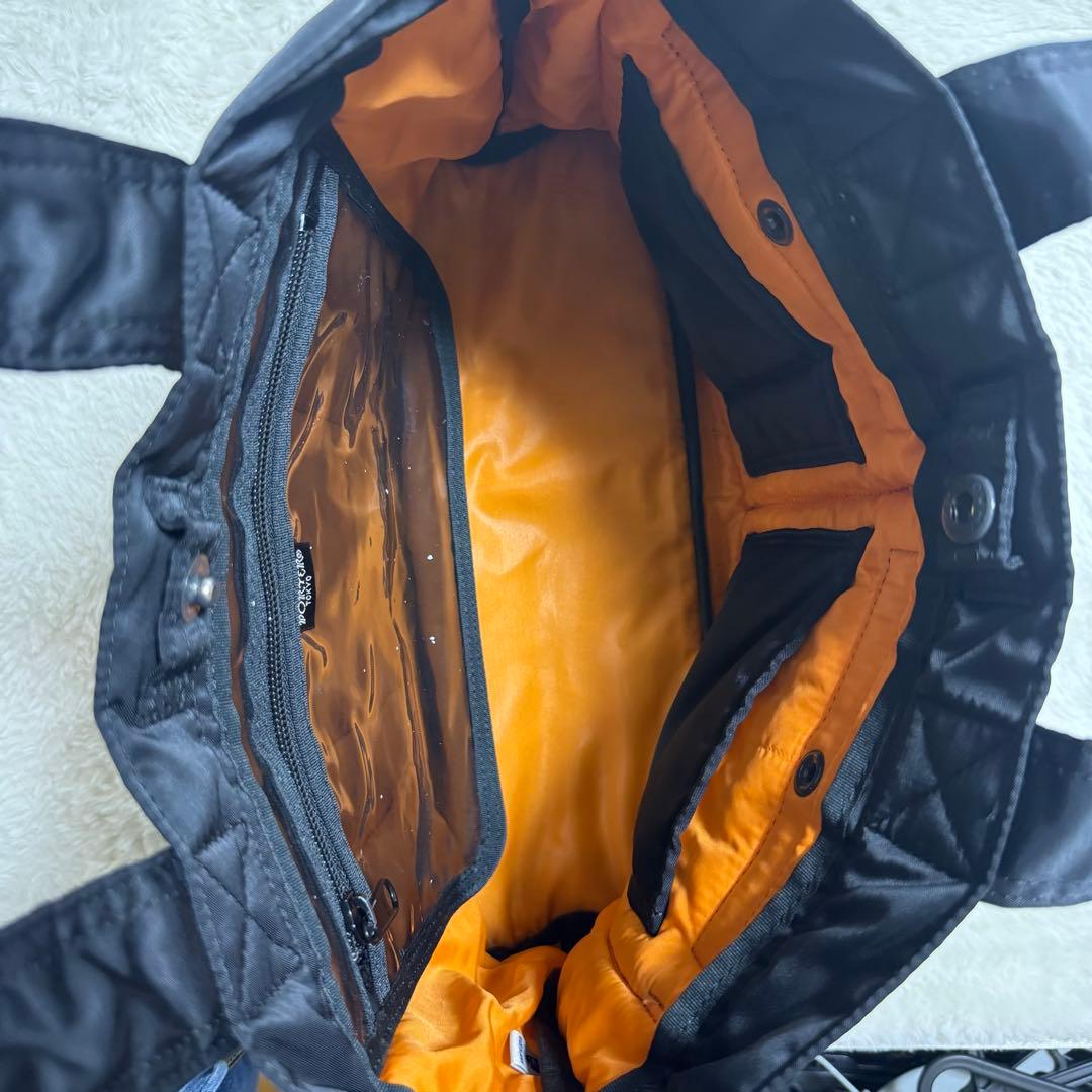 美品PORTERタンカー トートバッグ黒ハンドバッグ