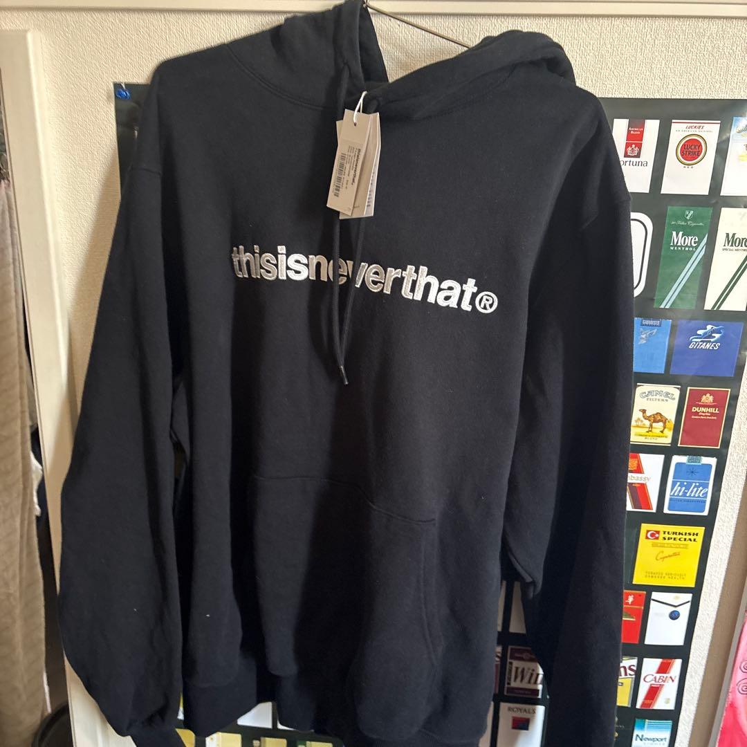 【tai】thisisneverthat ネバザ パーカー ブラック
