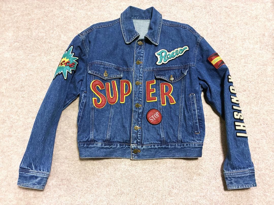 ◆FICCE(フィッチェ) ヨシユキコニシ ケンケンモチーフ デニムブルゾン◆