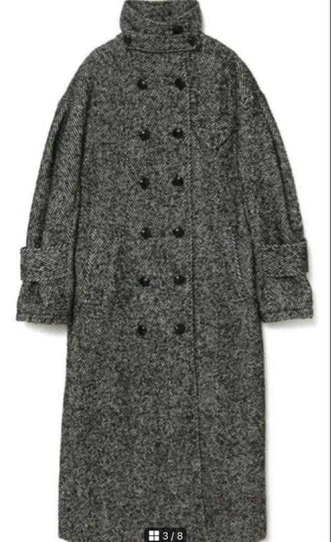 期間限定値下げmelt the lady stand collar coat