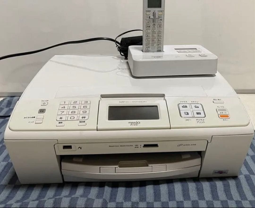 ブラザー複合機 ホワイトMFC J855DN インクジェット子機付