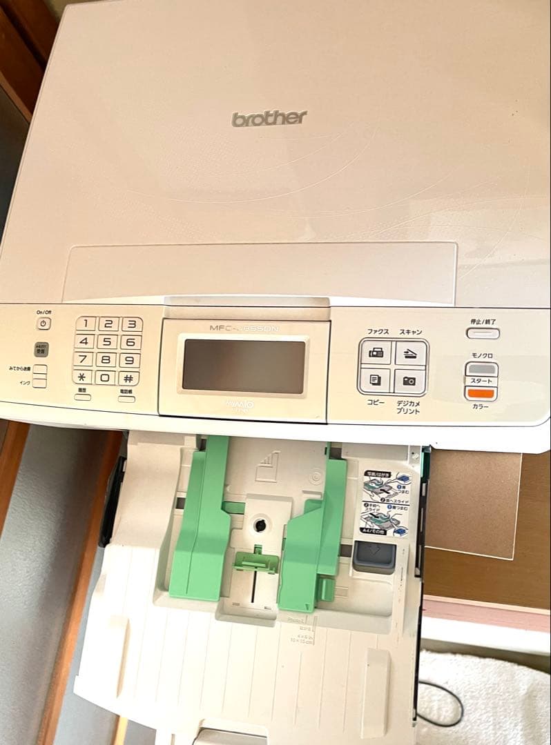 ブラザー複合機 ホワイトMFC J855DN インクジェット子機付