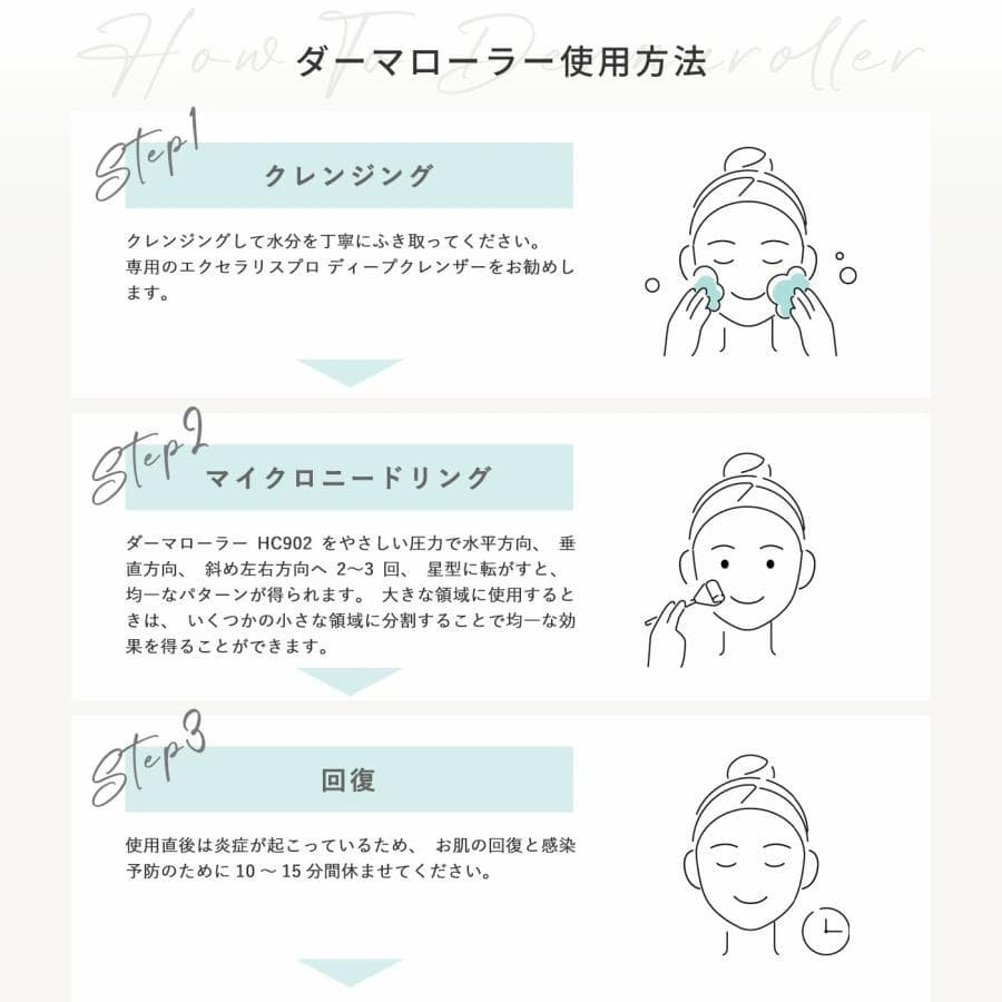 【正規品】ダーマローラー HC902/ローラークリーナーセット【新品未開封】