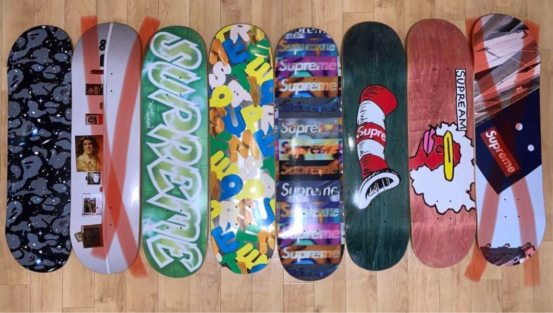 [送料無料]supreme,BAPE,FA スケボーデッキ6 枚セット