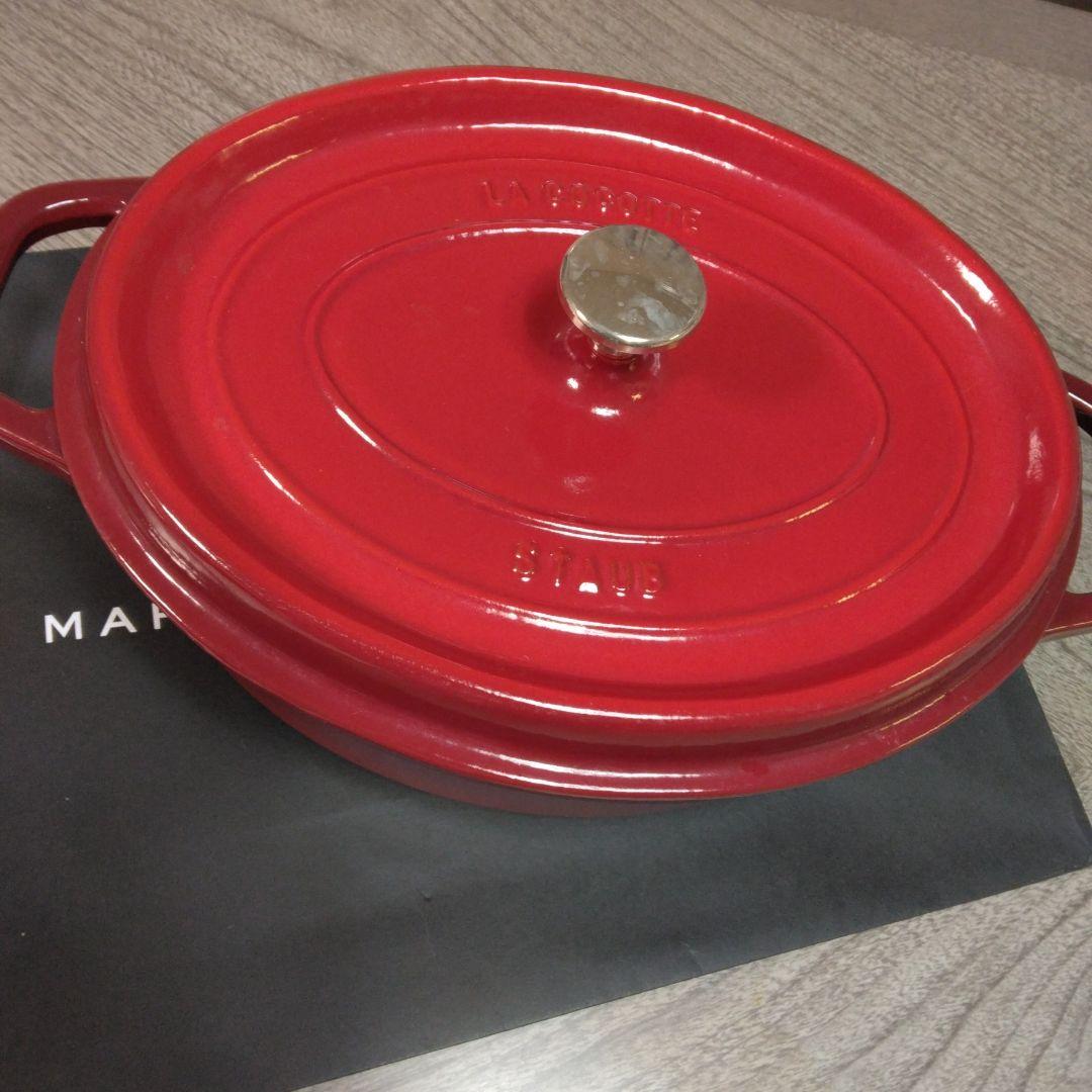 ストウブ Staub 鍋 29cm 楕円