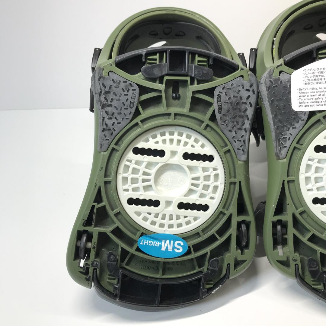 【良品】FLUX GS ビンディング 花柄 オリーブグリーン フラワー S/M