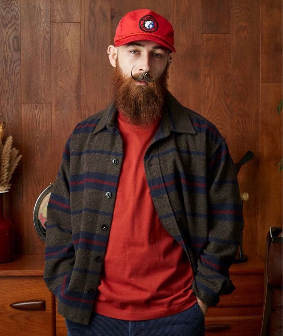 schottフランネルシャツ　ブランケット