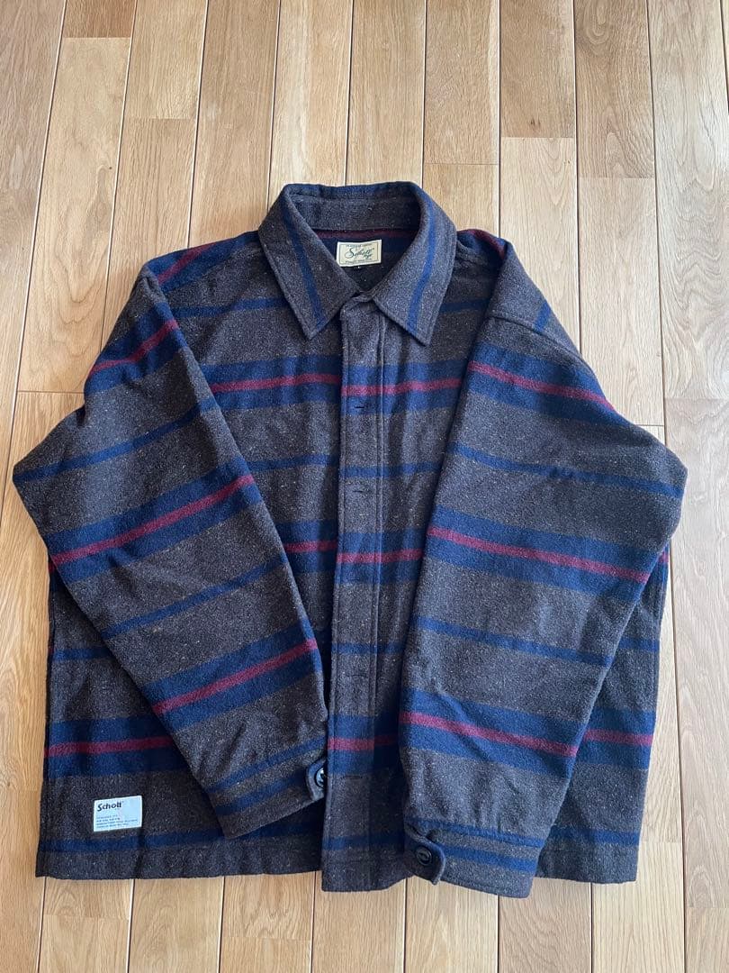 schottフランネルシャツ　ブランケット