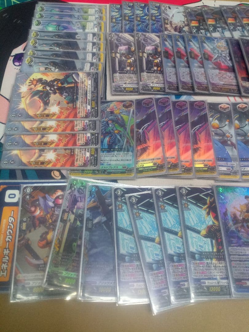 ブリッツ社　ブラック　ヴァンガードデッキ　スリーブ付き　ばら売り可