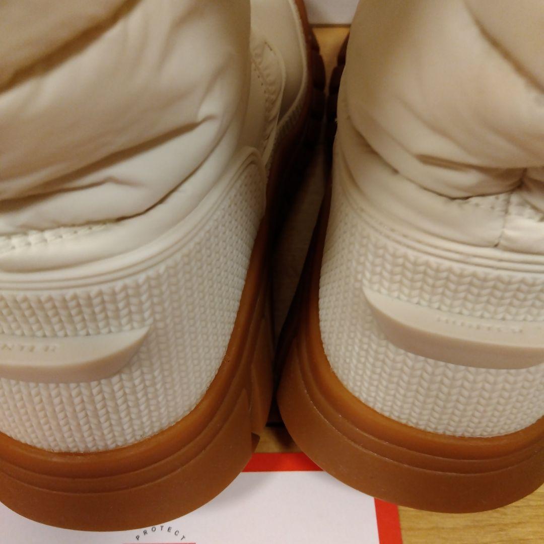 HUNTER　白　ロングブーツ