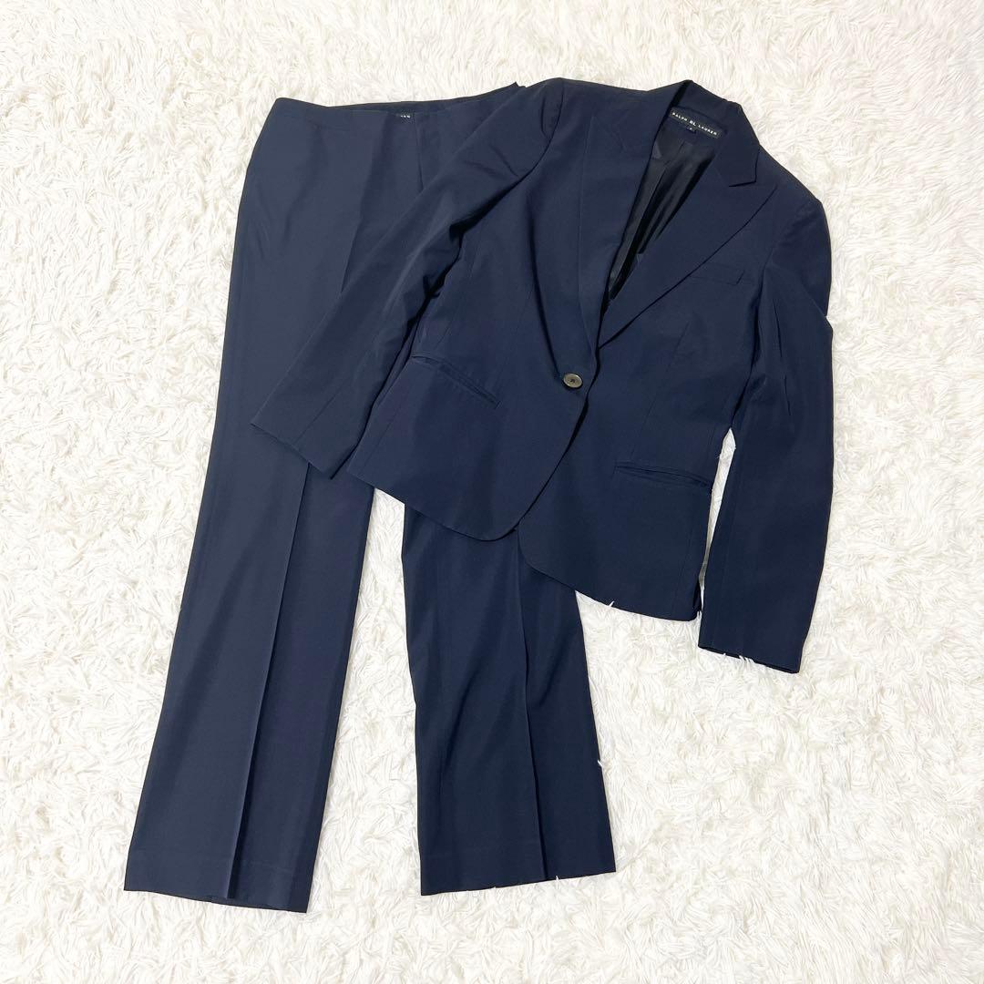 美品✨RALPH LAUREN スーツ セットアップ ネイビー 9号