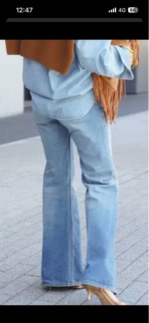 ドゥーズィエムクラスSEVEN Flare デニム38