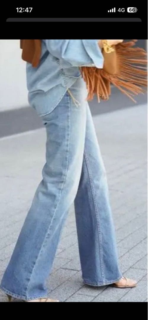 ドゥーズィエムクラスSEVEN Flare デニム38