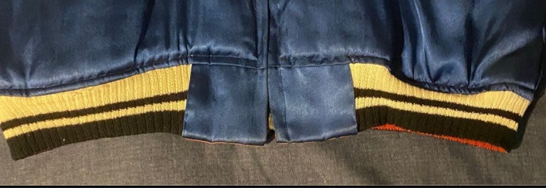 50s スカジャン　ベトジャン　スーベニアジャケット　サテン　ビックサイズ