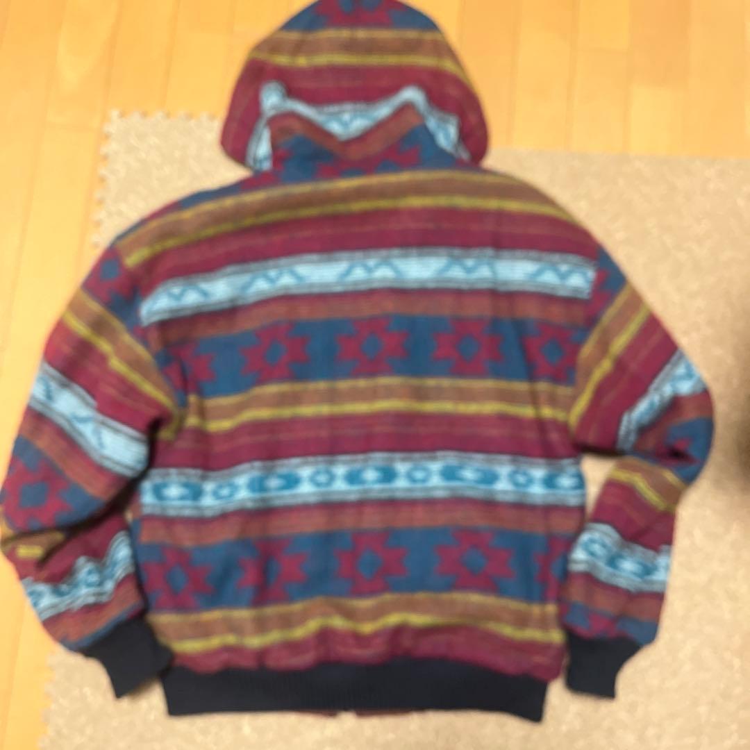 80s~90sWoolrichUSA製ネイティブ柄ジャケット裏地フリースMサイズ