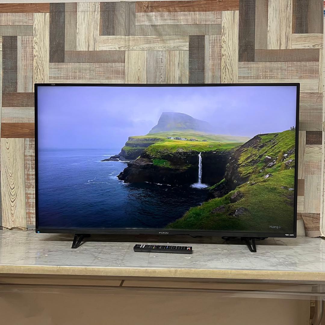 即日受渡❣️全国送フナイ4K50V型地上・BS・110度CSテレビ外付HDD対応