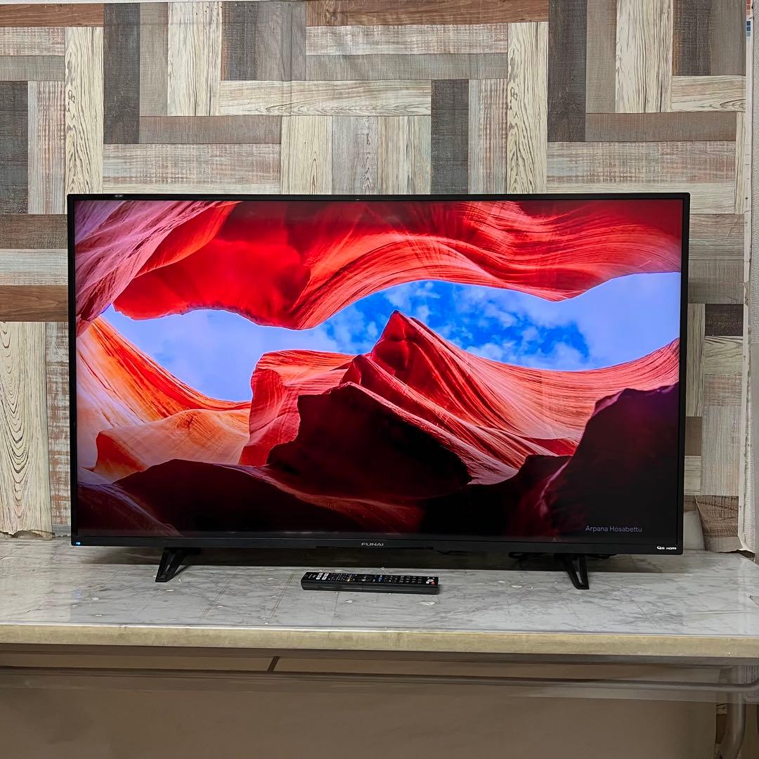 即日受渡❣️全国送フナイ4K50V型地上・BS・110度CSテレビ外付HDD対応