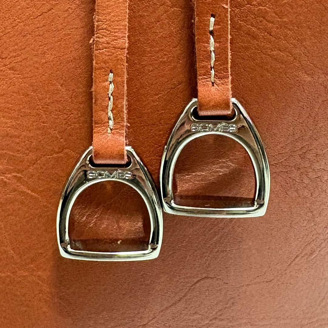 稀少 ソメスサドル オールレザー トートバッグ チャーム A4 ビジネスバック