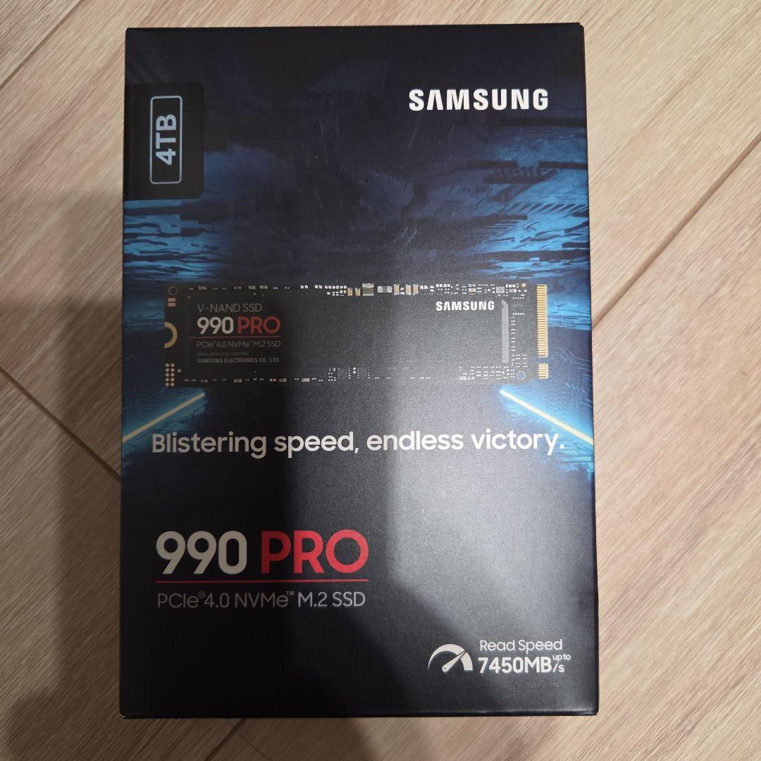 内蔵型SSD SAMSUNG 990 PRO 4TB M.2 SSD