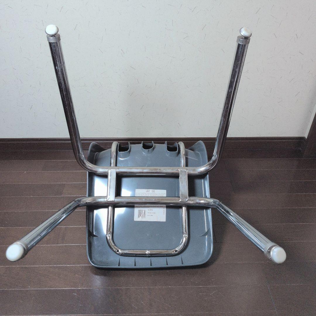 【希少】VIRCO ヴィンテージ スタッキングチェア USA製 グレー