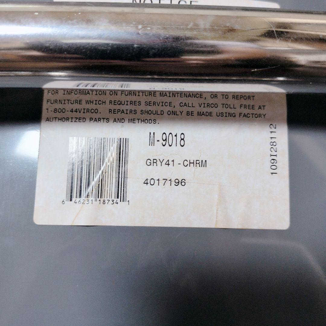【希少】VIRCO ヴィンテージ スタッキングチェア USA製 グレー