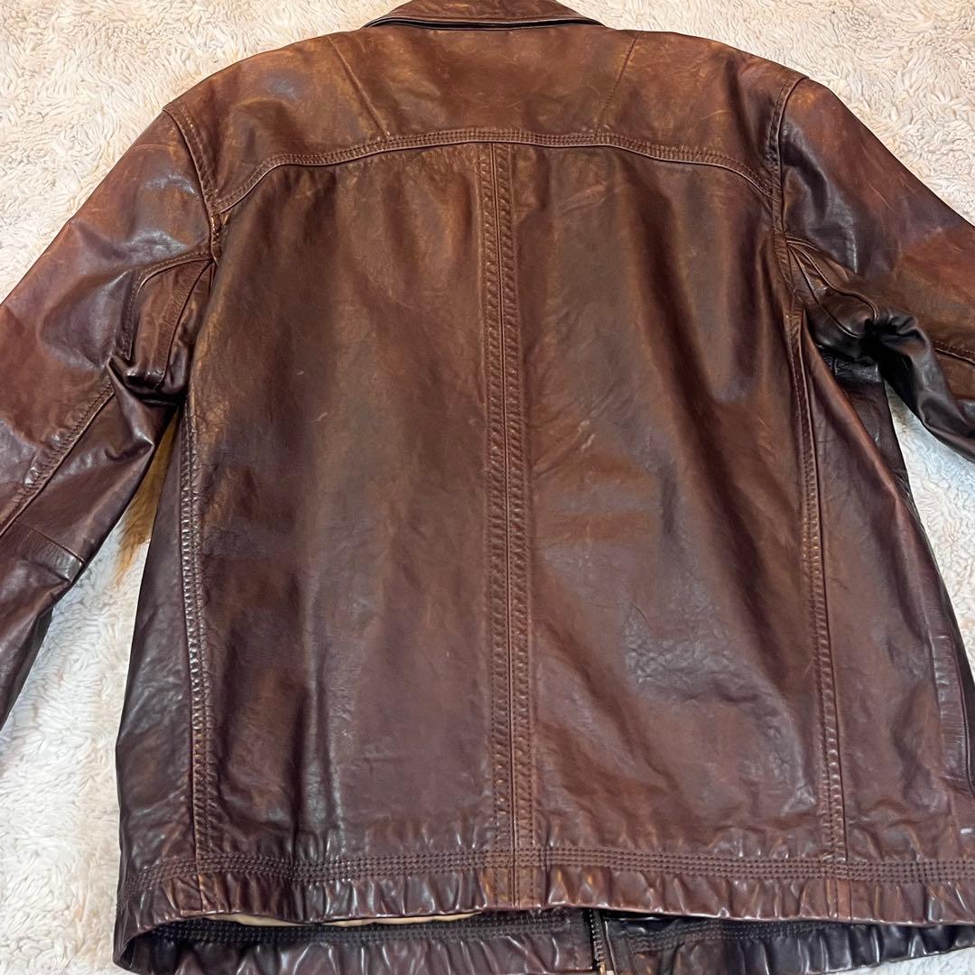 Timberland GOLDRATED TANNERY 牛革 レザージャケット