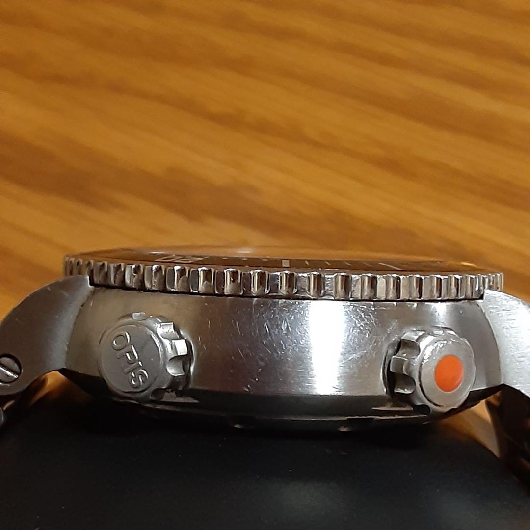 オリス　ダイバーズ　7609　スモセコ　1000m　デイト　ATメンズ腕時計