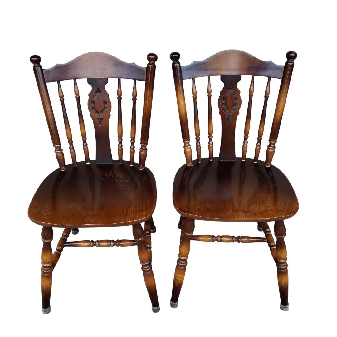 飛騨産業　キツツキ ウィンザーチェア ダイニングチェア ヴィンテージ　2脚セット