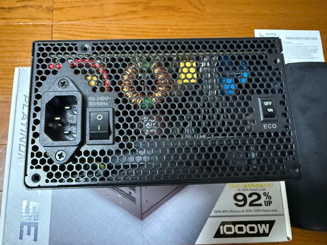 電源ユニット SUPER FLOWER LEADEX SE PLATINUM 1000w