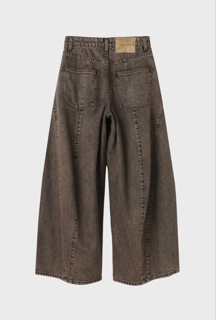 【新品】THE TOÉ Santorini Denim Pants-brown