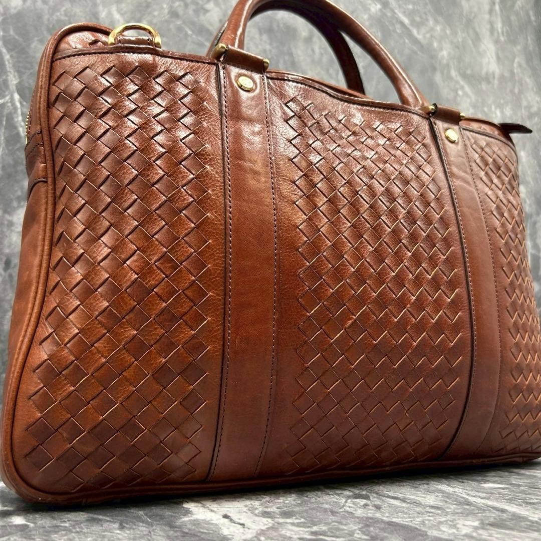 希少 ココマイスター マットーネ モンドヴィマイスター 編み込み ビジネスバッグ