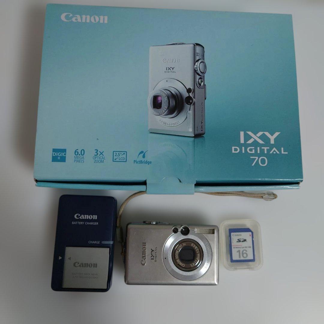 Canon IXY DIGITAL 70 コンパクトデジタルカメラ 箱　ケース