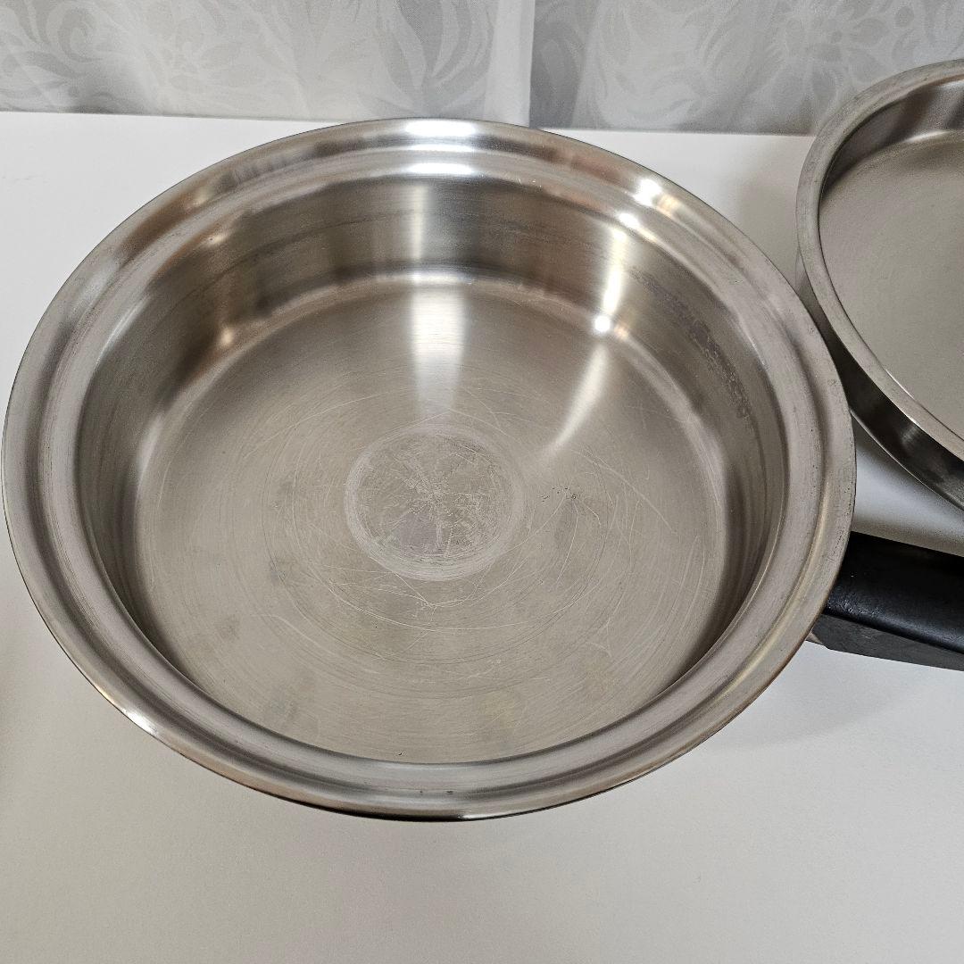 【最終値下げ】AMWAY 中フライパン・大フライパンセット