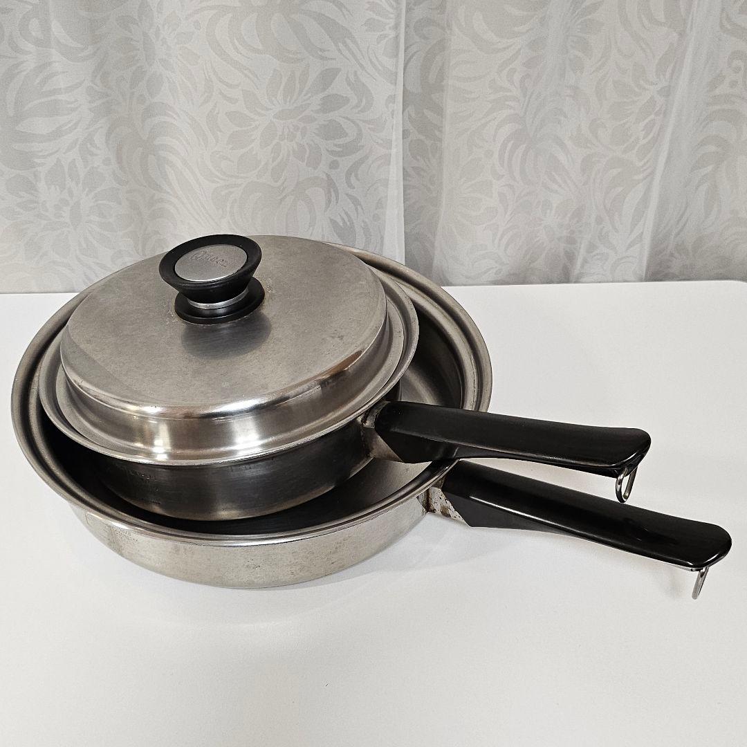 【最終値下げ】AMWAY 中フライパン・大フライパンセット