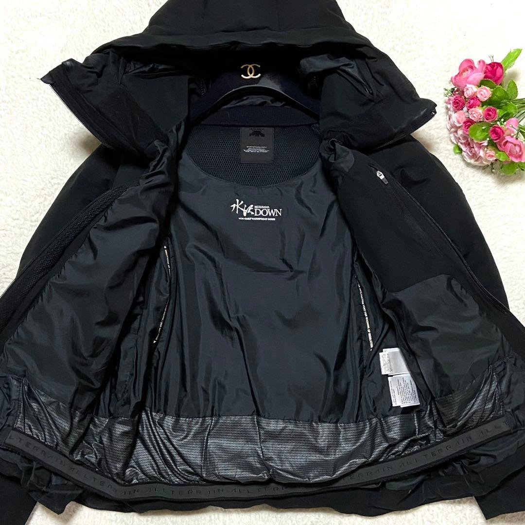 【極美品】水沢DOWN ダウンジャケット DIA3592WU ブラック Lサイズ