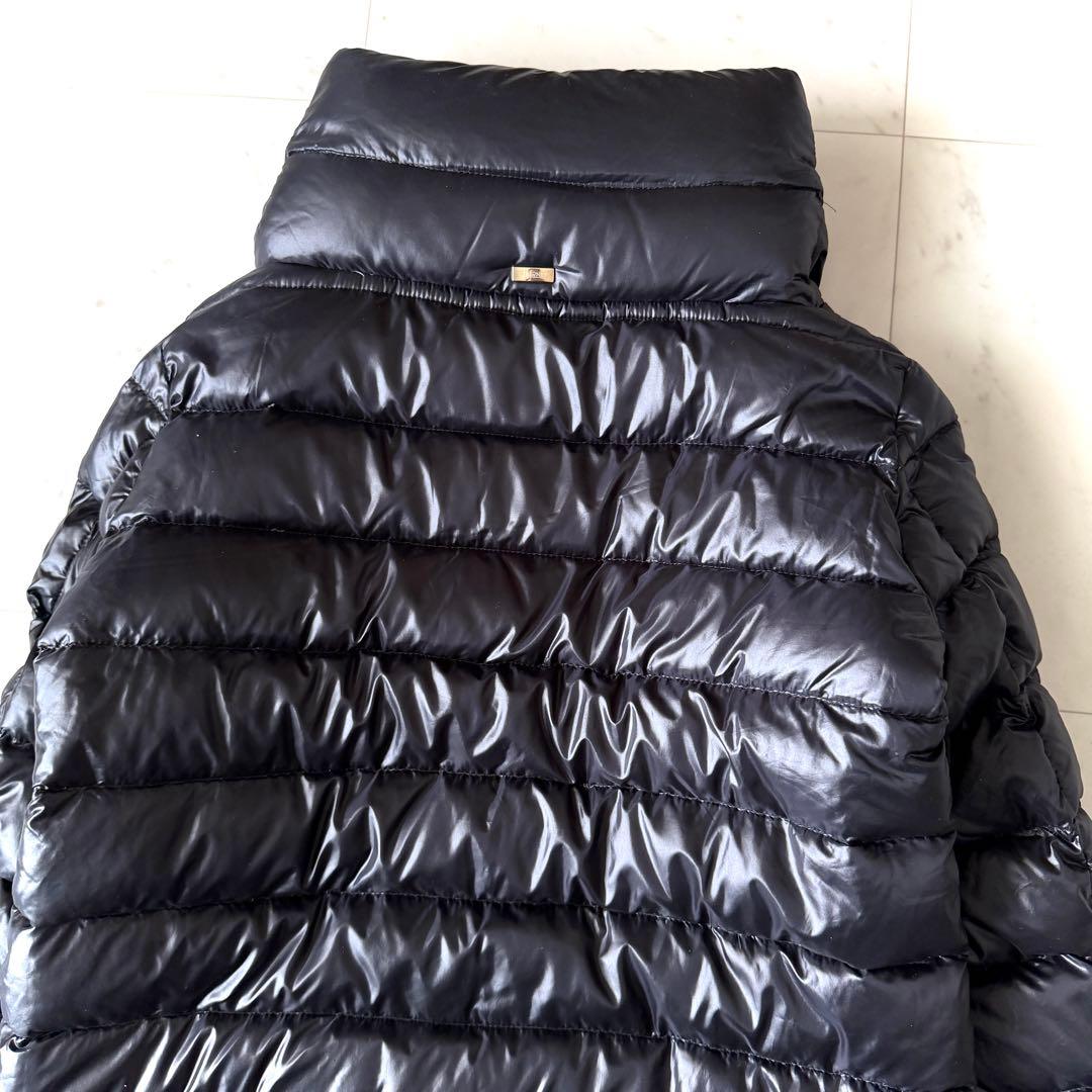 人気 ヘルノ HERNO ボトルネックダウンコート ブラック