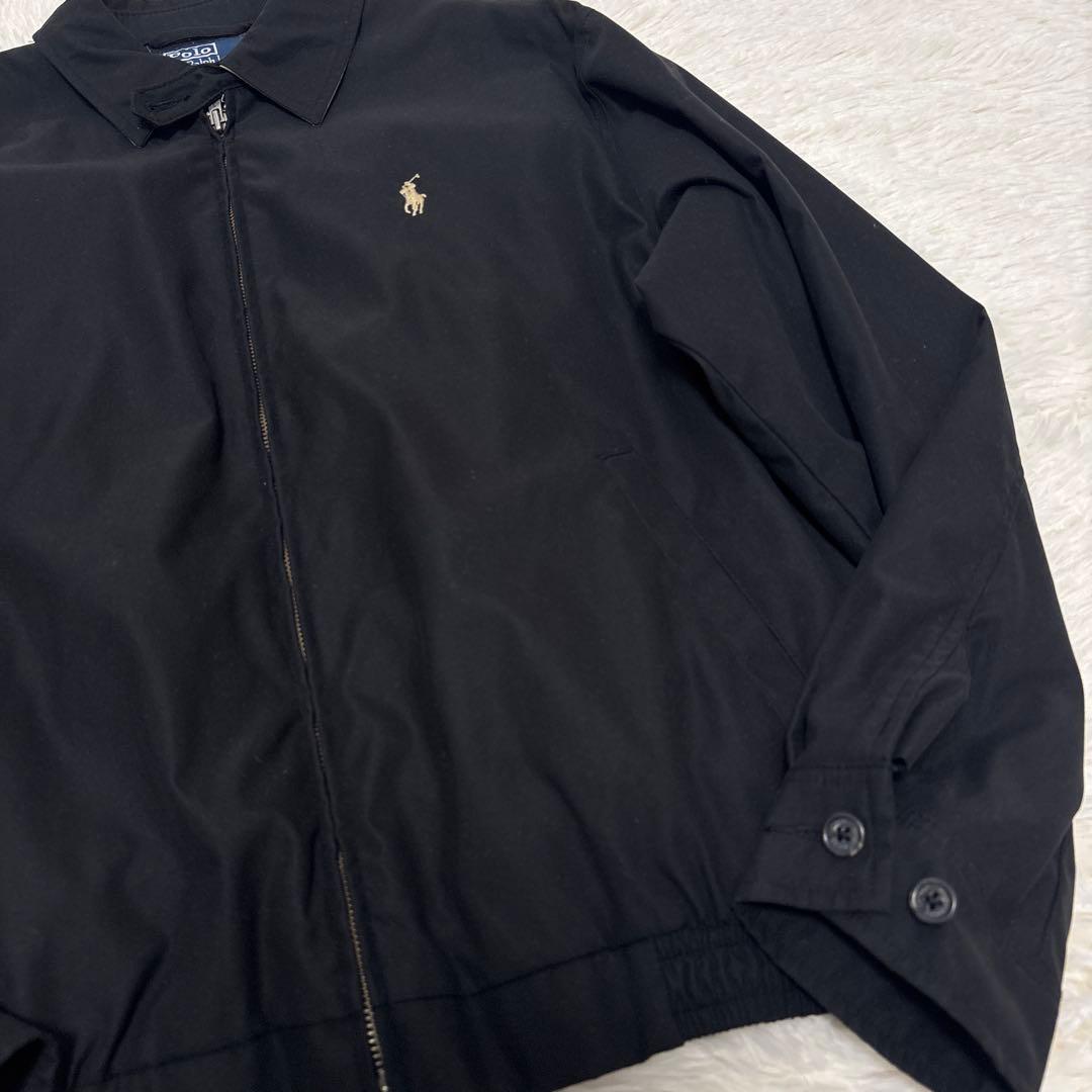 ▪️POLO by RALPH LAUREN 90s スイングトップジャケット　黒