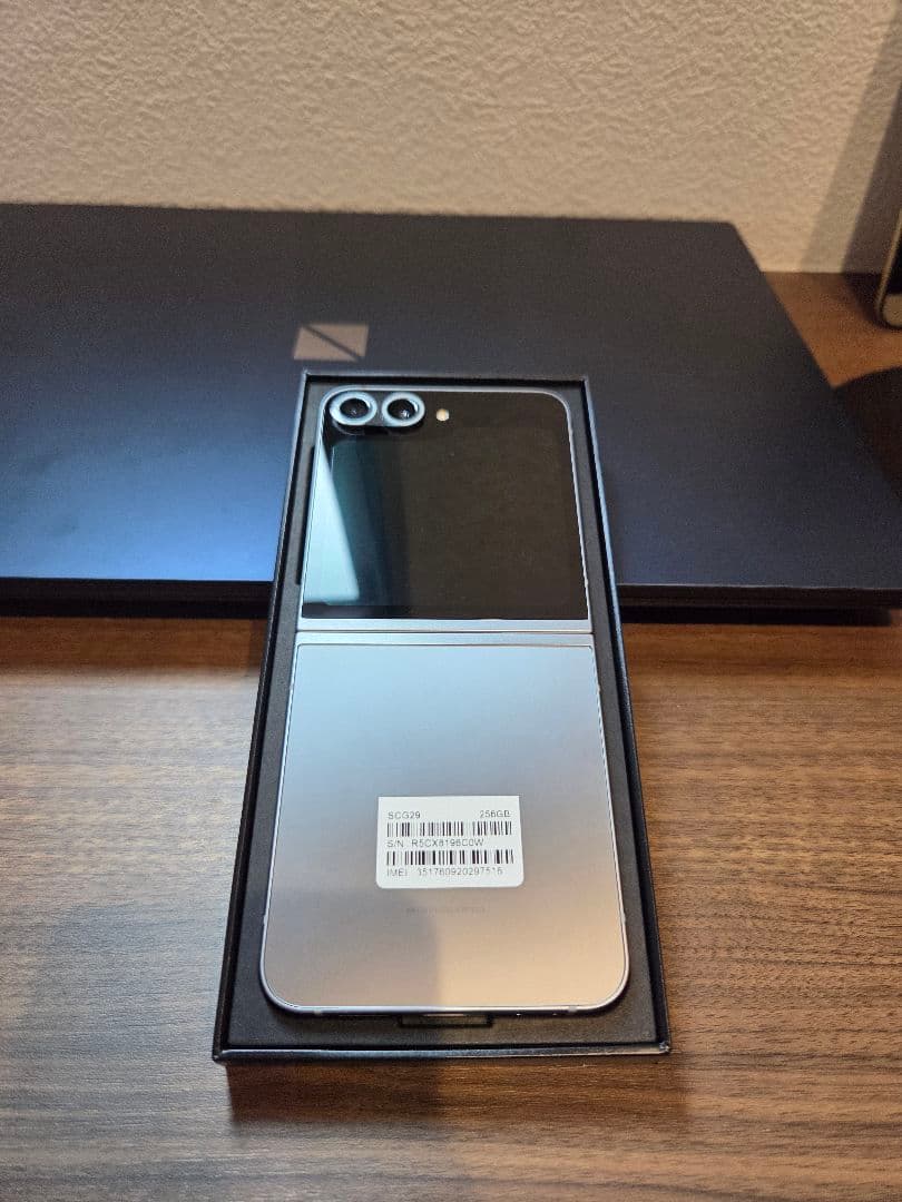 サムスン Samsung Galaxy zflip6　シルバーシャドウ