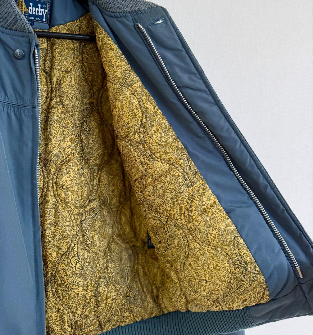 超超スペシャル 80s ダービーオブサンフランシスコ ジャケット 38 グレー