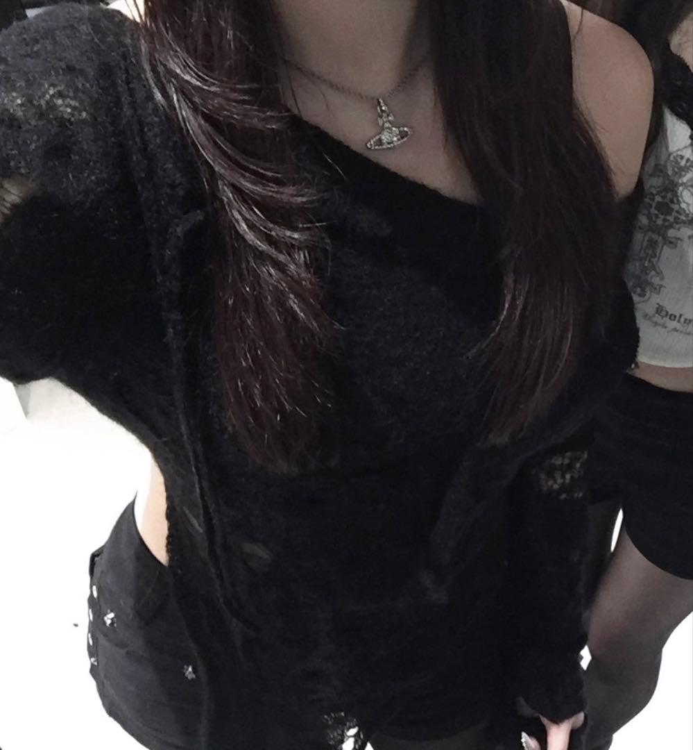 トップス theredthread S knit fit top cocoon