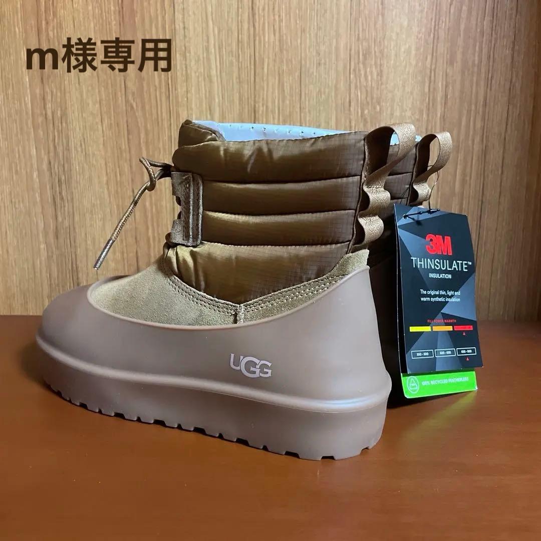 m 新品未使用 UGG クラシックミニ レースアップ ウェザー