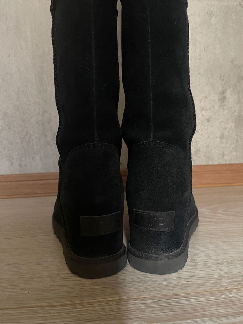 UGGアグ ムートンロングブーツ♡ブラック