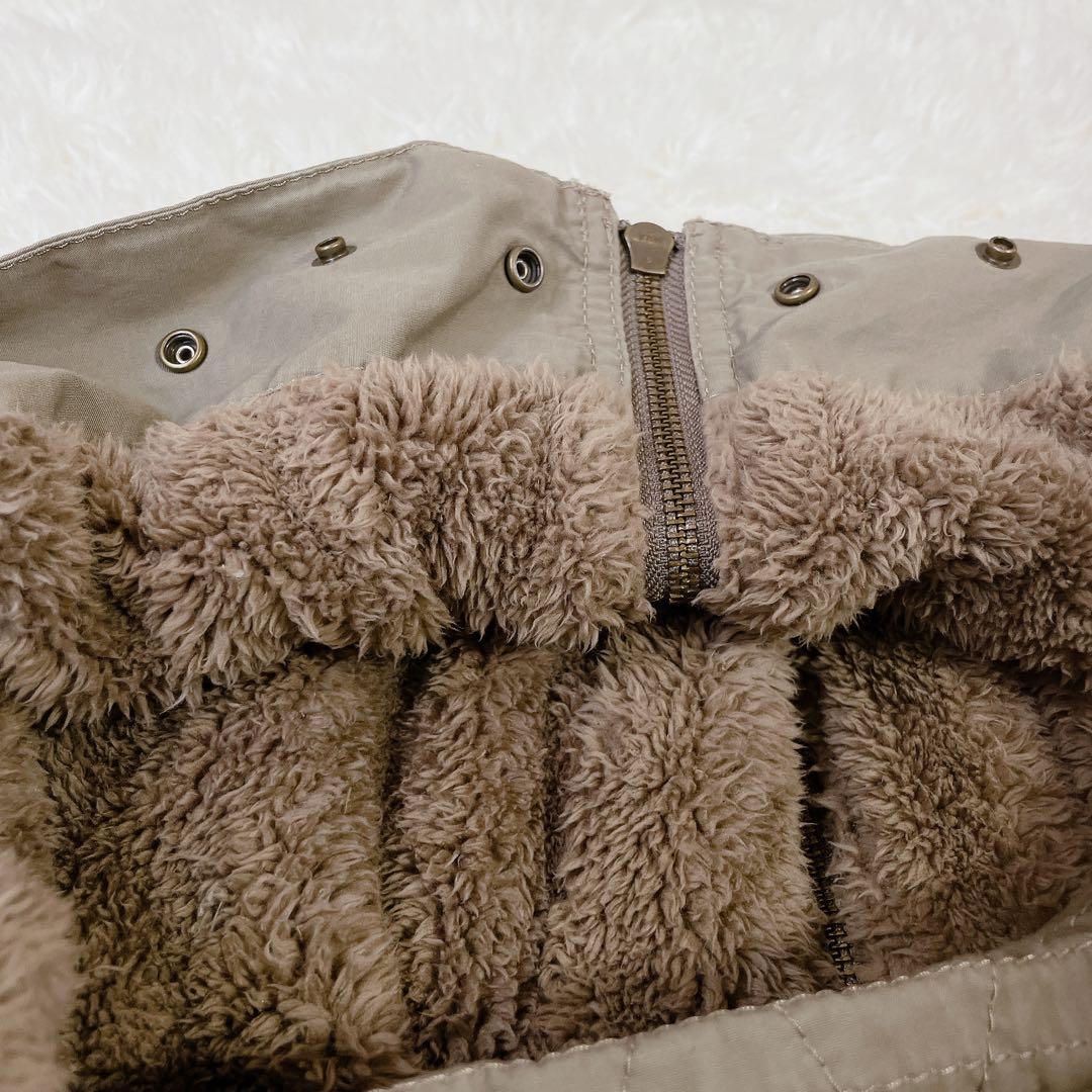 美品　バーバリーブルーレーベル　ミリタリーモッズコート　ノバチェック　ホース刺繍