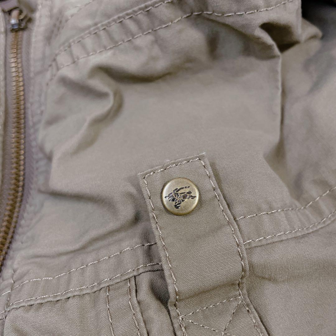 美品　バーバリーブルーレーベル　ミリタリーモッズコート　ノバチェック　ホース刺繍