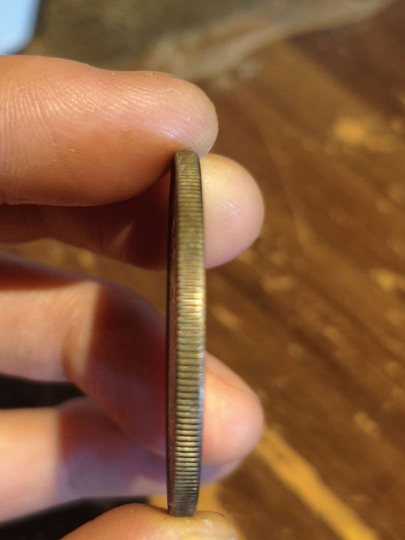 新1円銀貨　明治15年　トーン有り