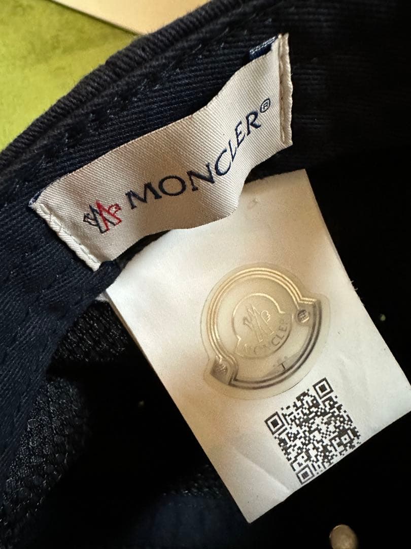 MONCLER ネイビー キャップ　モンクレール