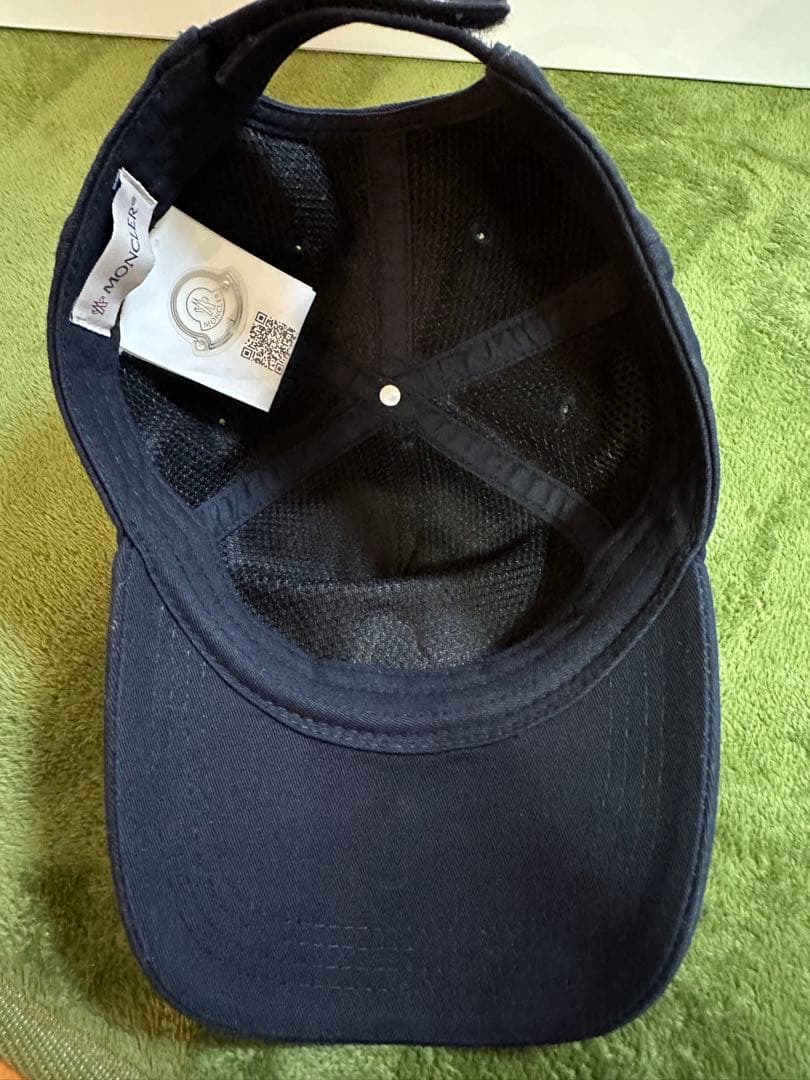MONCLER ネイビー キャップ　モンクレール